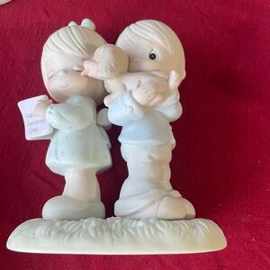 Rare Vintage Precious Moments Figurine 'Puppy love is from above'